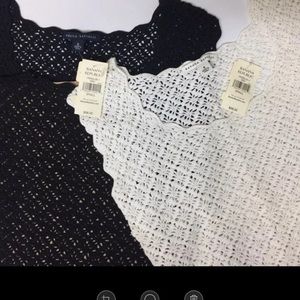 Two Banana Republic Knitted/Crochet Tops